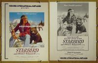 U680 STARBIRD & SWEET WILLIAM movie pressbook '73 man & bear!