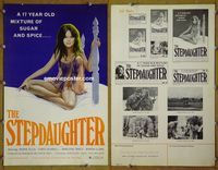 U683 STEPDAUGHTER movie pressbook '70s very sexy 17 year old!