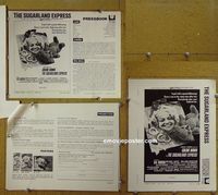 U696 SUGARLAND EXPRESS movie pressbook '74 Steven Spielberg