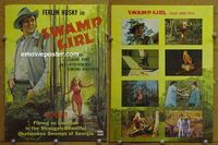 U702 SWAMP GIRL movie pressbook '71 Okefenokee Swamps!