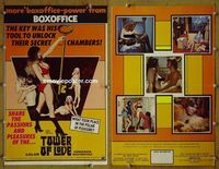 U778 TOWER OF LOVE movie pressbook '73 sexploitation