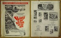 U808 VOYAGE TO THE BOTTOM OF THE SEA movie pressbook '61 Pidgeon