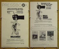 U814 WALKABOUT movie pressbook '71 Nicolas Roeg classic!