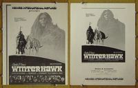 U833 WINTERHAWK movie pressbook '75 Leif Erickson, Michael Dante