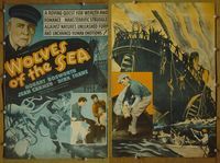 U836 WOLVES OF THE SEA movie pressbook '38 Elmer Clifton