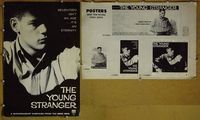 U850 YOUNG STRANGER movie pressbook '57 John Frankenheimer