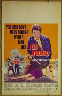 T219 KID RODELO window card movie poster '66 Don Murray, Janet Leigh