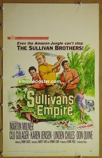 T325 SULLIVAN'S EMPIRE window card movie poster '67 Martin Milner