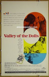 T353 VALLEY OF THE DOLLS window card movie poster '67 Sharon Tate