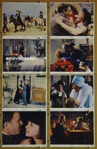V839 TRAVELS WITH MY AUNT 8 color 8x10 mini lobby cards '72 Smith