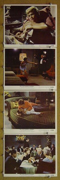 V056 ALL IN A NIGHT'S WORK 4 color vintage 8x10 stills '61 Dean Martin