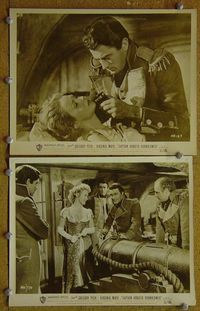 V161 CAPTAIN HORATIO HORNBLOWER 2 vintage 8x10 stills '51 Gregory Peck
