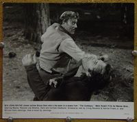 V209 COWBOYS vintage 8x10 still '72 John Wayne punching Bruce Dern!
