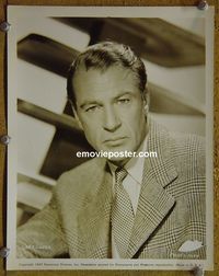 W288 GARY COOPER portrait vintage 8x10 still #2 1947