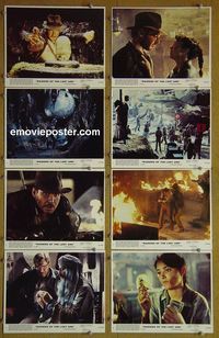 V669 RAIDERS OF THE LOST ARK 8 color 8x10 mini lobby cards '81