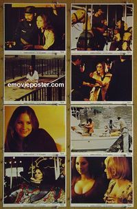V856 UP THE SANDBOX 8 color 8x10 mini lobby cards '73 Streisand