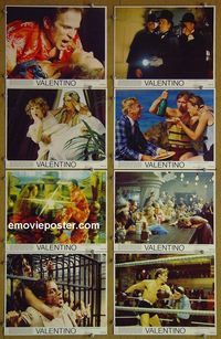 V857 VALENTINO 8 color 8x10 mini lobby cards '77 Nureyev