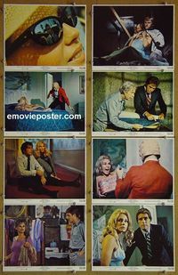 V894 WICKED WICKED 8 color 8x10 mini lobby cards '73 Bolling