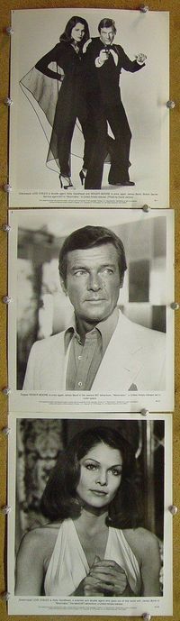 V560 MOONRAKER 3 vintage 8x10 stills '79 Roger Moore as James Bond!