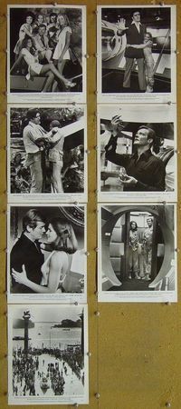 V558 MOONRAKER 7 vintage 8x10 stills '79 Roger Moore as James Bond!