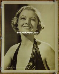 W629 MYRNA LOY portrait vintage 8x10 still #1 1940s