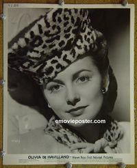 W649 OLIVIA DE HAVILLAND portrait vintage 8x10 still #2 1940s