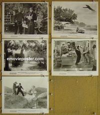 V925 ZOMBIES OF THE STRATOSPHERE 5 vintage 8x10 stills '52 Nimoy