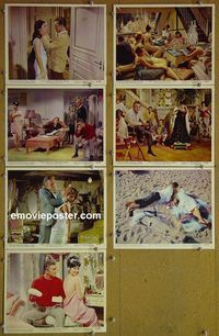 V020 2 WEEKS IN ANOTHER TOWN 7 English color 8x10 mini lobby cards