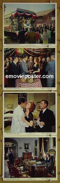 V042 ADA 4 English color 8x10 mini lobby cards '61 Hawyard