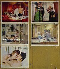 V099 BEST HOUSE IN LONDON 5 English color 8x10 mini lobby cards '69