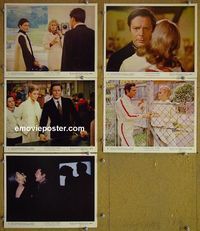V627 PLACE FOR LOVERS 5 English color 8x10 mini lobby cards '69