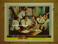 Z237 12 ANGRY MEN lobby card #5 '57 Fonda, Cobb, Lumet