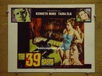 Y346 39 STEPS title lobby card '60 Kenneth More