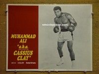 Z265 AKA CASSIUS CLAY lobby card #8 '70 boxing Muhammad Ali!