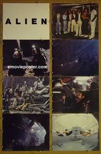 Y413 ALIEN 8 deluxe 11x14 vintage stills '79 Sigourney Weaver, sci-fi!