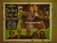 Z309 BEST YEARS OF OUR LIVES lobby card #6 '47 Loy, March
