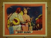Z335 BOP GIRL GOES CALYPSO lobby card #3 '57 Judy Tyler