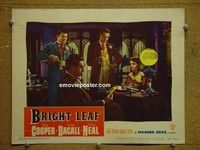 Z346 BRIGHT LEAF lobby card #7 '50 Cooper, Bacall