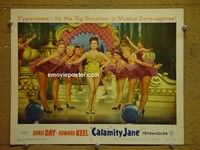 Z358 CALAMITY JANE lobby card #4 '53 sexy showgirls!