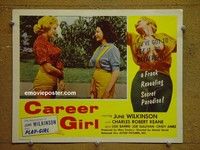 Z362 CAREER GIRL lobby card '59 BIG June Wilkinson!