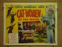 Z369 CAT-WOMEN OF THE MOON lobby card '53 Marie Windsor