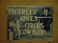 Y060 CIRCUS COWBOY title lobby card '24 Buck Jones, William Wellman