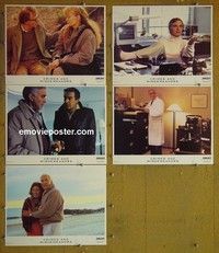 Y681 CRIMES & MISDEMEANORS 5 lobby cards '89 Woody Allen