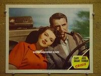 Z391 CRISIS lobby card #6 '50 Cary Grant, Paula Raymond