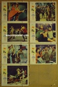 Y607 DON'T GIVE UP THE SHIP 7 lobby cards '59 Jerry Lewis