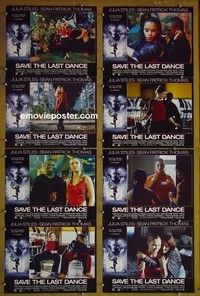 Y553 SAVE THE LAST DANCE 8 lobby cards '01 Julia Stiles