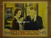 Z885 SMART WOMAN lobby card '31 Mary Astor, Robert Ames