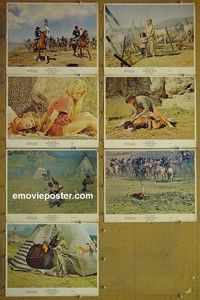 Y628 SOLDIER BLUE 7 lobby cards '70 Candice Bergen