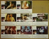 Y564 SOPHIE'S CHOICE 8 lobby cards '82 Streep, Kline