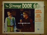 Z910 STRANGE DOOR lobby card #8 '51 Boris Karloff